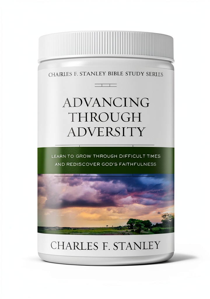 User reading Charles F. Stanley Bible Study eBook on Kindle in a cozy living room