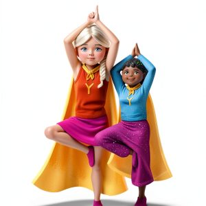 Children Fitness eBook Orange Lotus 14‑page Kindle-0