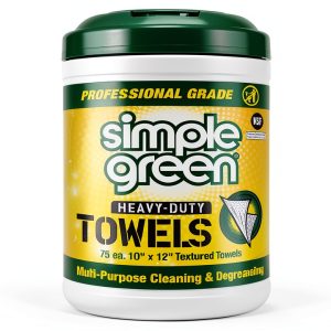 Simple Green Heavy-Duty Cleaning Towels 75 Count Pack of 2, Large-0