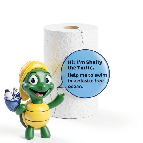 Nicky Elite Adapt-A-Size Paper Towels 24 Large Rolls Plastic-Free Pack-3