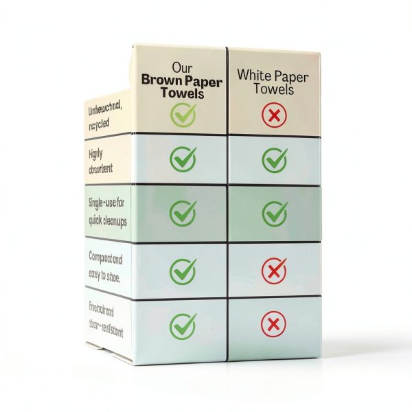Brown Organic Unbleached Z-Fold Paper Towels Pantry Delight 1250 Count-5