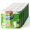 Nicky Elite Adapt-A-Size Paper Towels 24 Large Rolls Plastic-Free Pack-0
