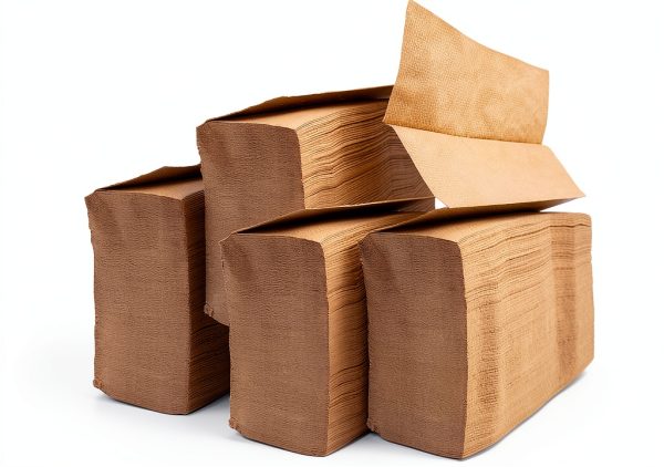 Brown Organic Unbleached Z-Fold Paper Towels Pantry Delight 1250 Count-0