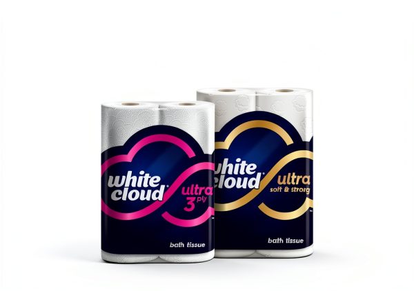 White Cloud Ultra PRO Ultra Absorbent Paper Towel, Choose-a-Size Sheets, 2 Packs of 6 DOUBLE Rolls = 24 Regular Rolls-8